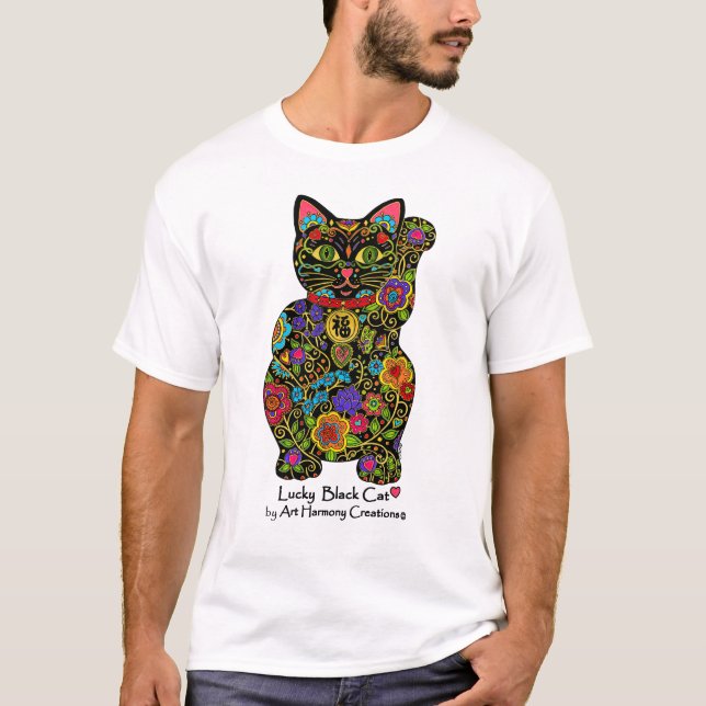 La camiseta de los hombres de Maneki Neko (Anverso)