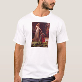La camiseta de los hombres de "nueve palabras"