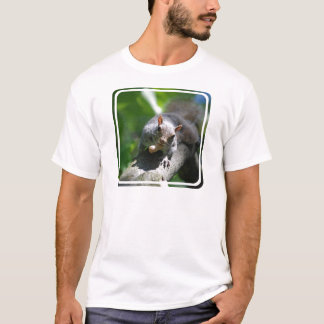 La camiseta de los hombres de nuez de la ardilla