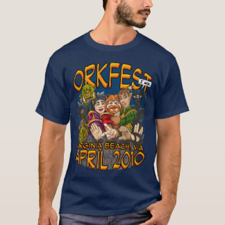 La camiseta de los hombres de OrkFest 2010