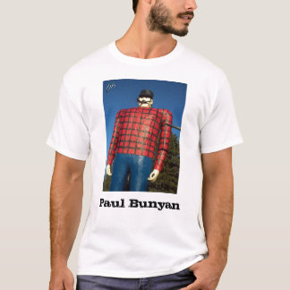 La camiseta de los hombres de "Paul Bunyan"