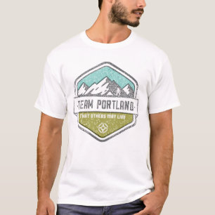 La camiseta de los hombres de Portland del equipo