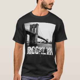 La camiseta de los hombres de puente de Brooklyn