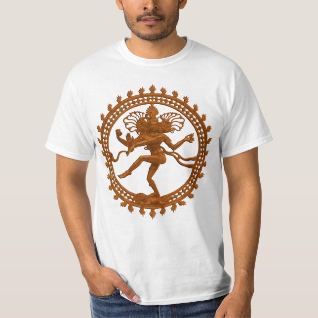 La camiseta de los hombres de Shiva del baile (Anverso)