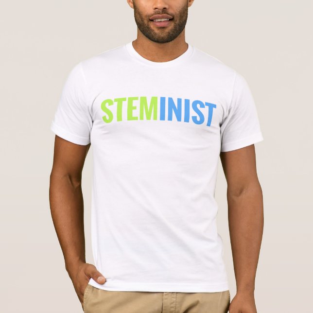 La camiseta de los hombres de STEMinist (Anverso)