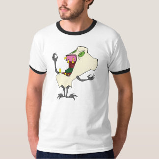 La camiseta de los hombres de Tooth® del zombi