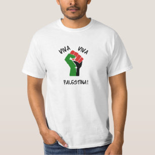 La camiseta de los hombres de Viva Viva Palestina