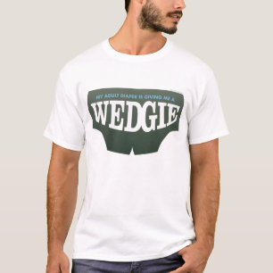 La camiseta de los hombres de Wedgie