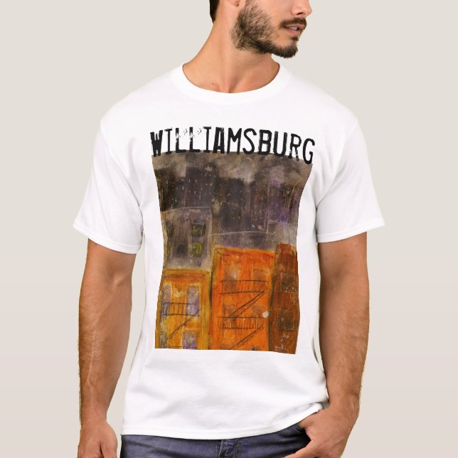 la camiseta de los hombres de williamsburg (Anverso)