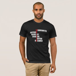 La camiseta de los hombres del Acrostic del