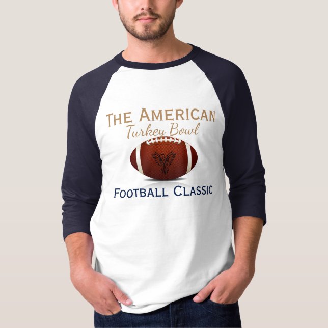 La camiseta de los hombres del American Turkey Bow (Anverso)