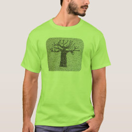 La camiseta de los hombres del árbol del baobab