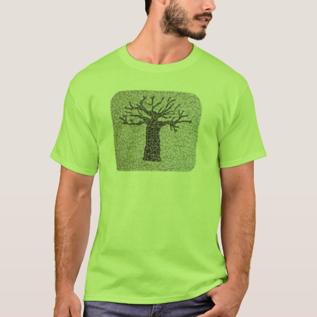 La camiseta de los hombres del árbol del baobab (Anverso)
