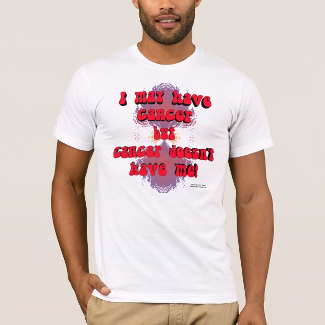 La camiseta de los hombres del cáncer de la lucha (Anverso)