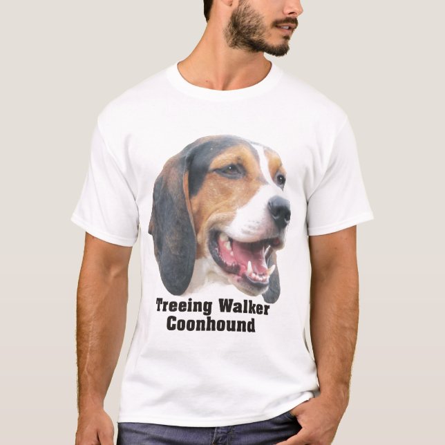 La camiseta de los hombres del Coonhound del (Anverso)