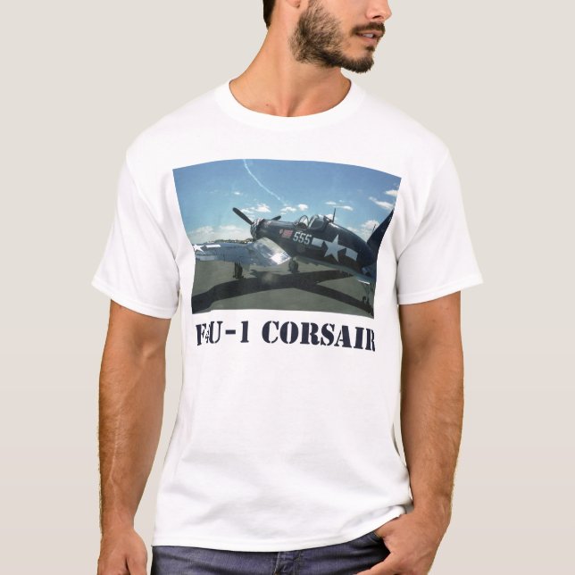 La camiseta de los hombres del corsario F4U-1 (Anverso)