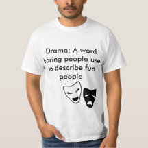 La camiseta de los hombres del drama