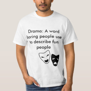 La camiseta de los hombres del drama