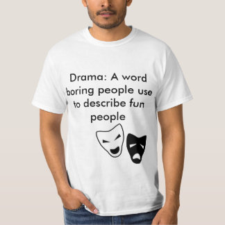 La camiseta de los hombres del drama