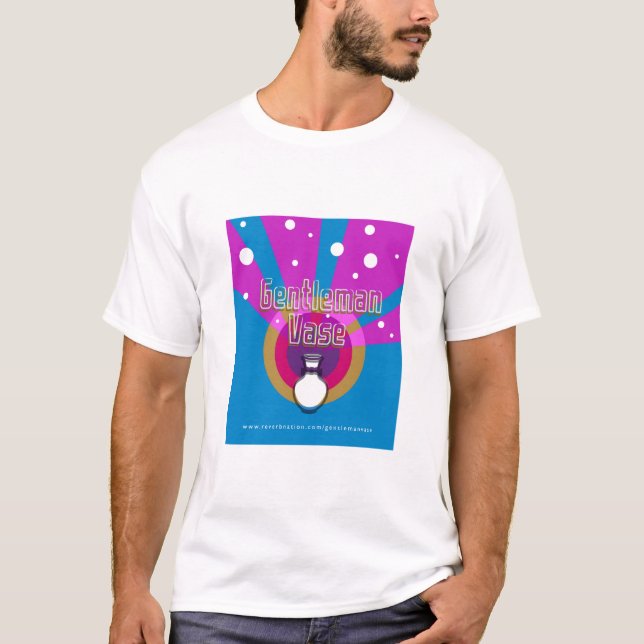 La camiseta de los hombres del florero del (Anverso)