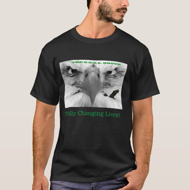 La camiseta de los hombres del grupo del TLC GOYA (Anverso)