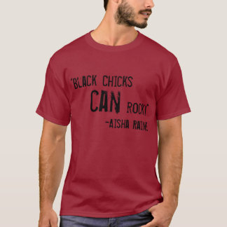 La camiseta de los hombres del lema de Aisha Raine