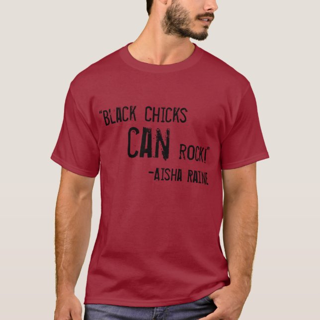 La camiseta de los hombres del lema de Aisha Raine (Anverso)