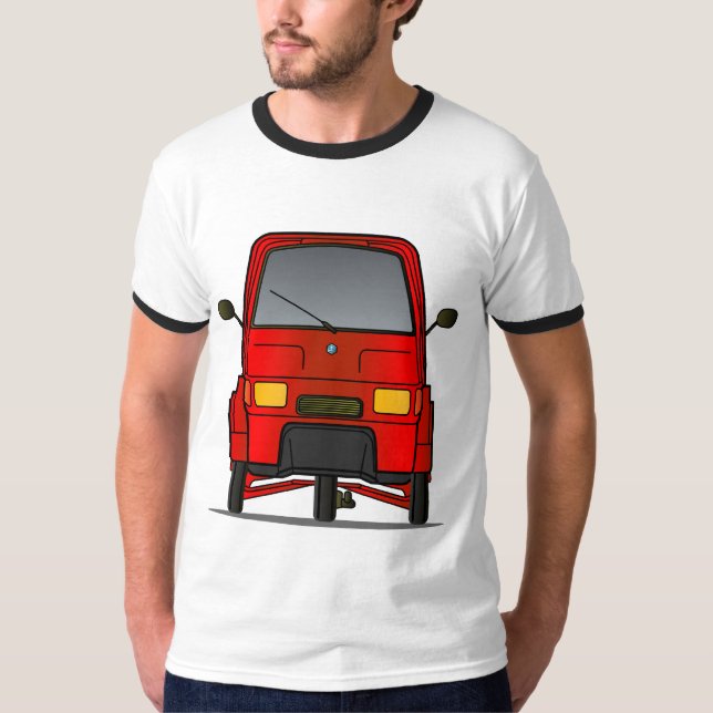 La camiseta de los hombres del mono de Piaggio (Anverso)