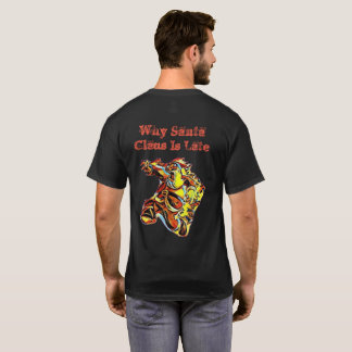 La camiseta de los hombres del navidad del dragón