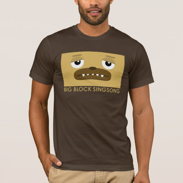 La camiseta de los hombres del perro de BBSS (Anverso)
