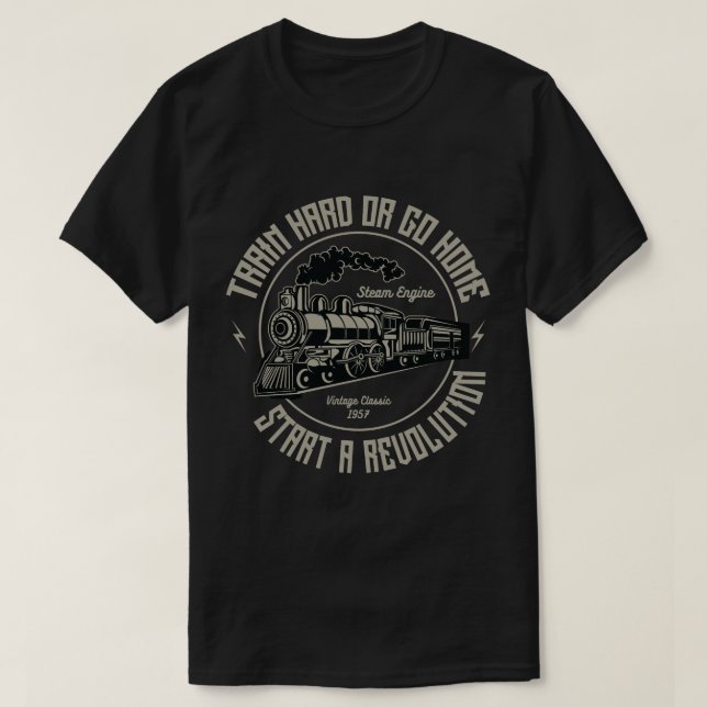 La camiseta de los hombres del tren (Diseño del anverso)