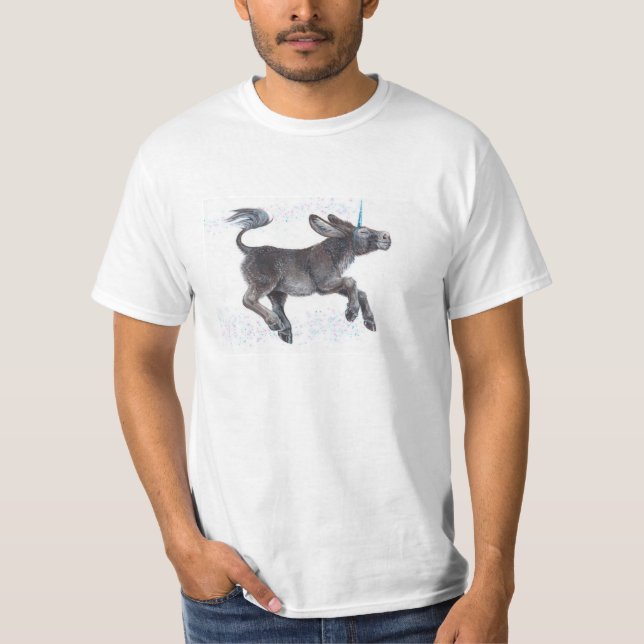 La camiseta de los hombres del "unicornio interno" (Anverso)