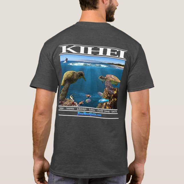La camiseta de los hombres (diseño de Kihei 2018) (Reverso)
