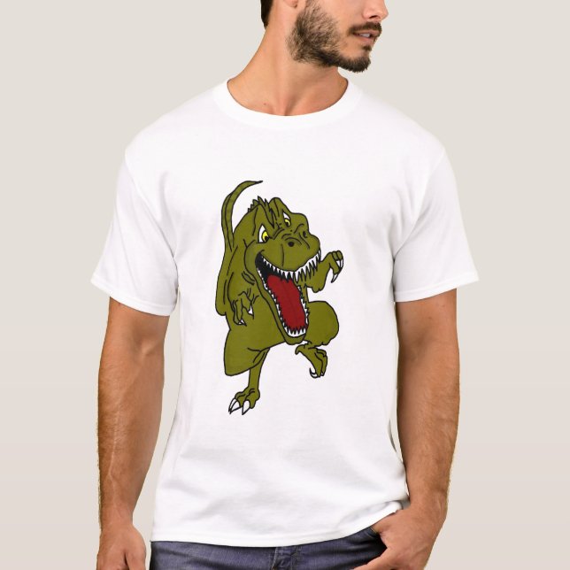 La camiseta de los hombres enojados divertidos del (Anverso)