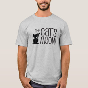 La camiseta de los hombres grises del maullido del