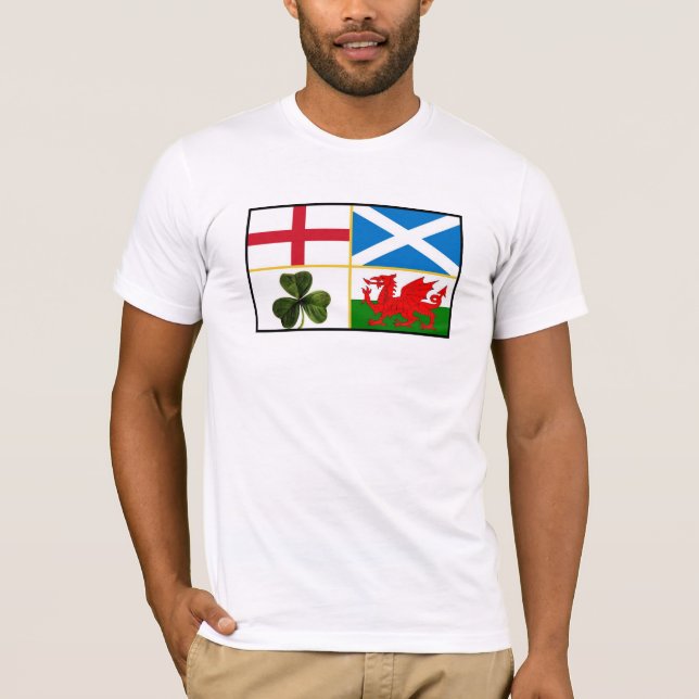 La camiseta de los hombres (Inglaterra, Escocia, (Anverso)