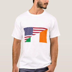 La camiseta de los hombres irlandeses de la