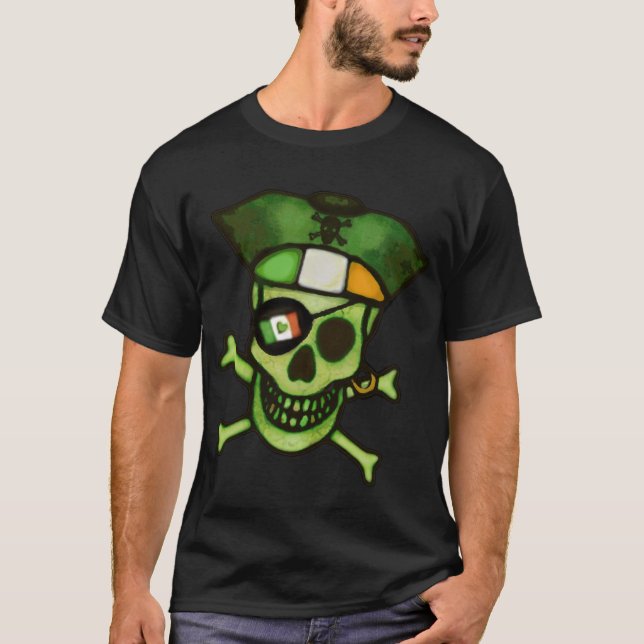 La camiseta de los hombres irlandeses divertidos (Anverso)