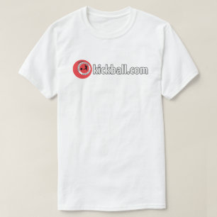 La camiseta de los hombres - Kickball.com Wordmark