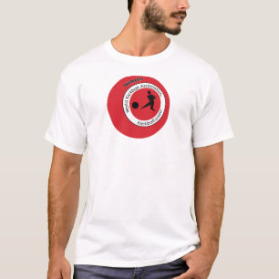 La camiseta de los hombres - logotipo de Kickball