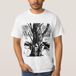 La camiseta de los hombres mágicos de la primaver