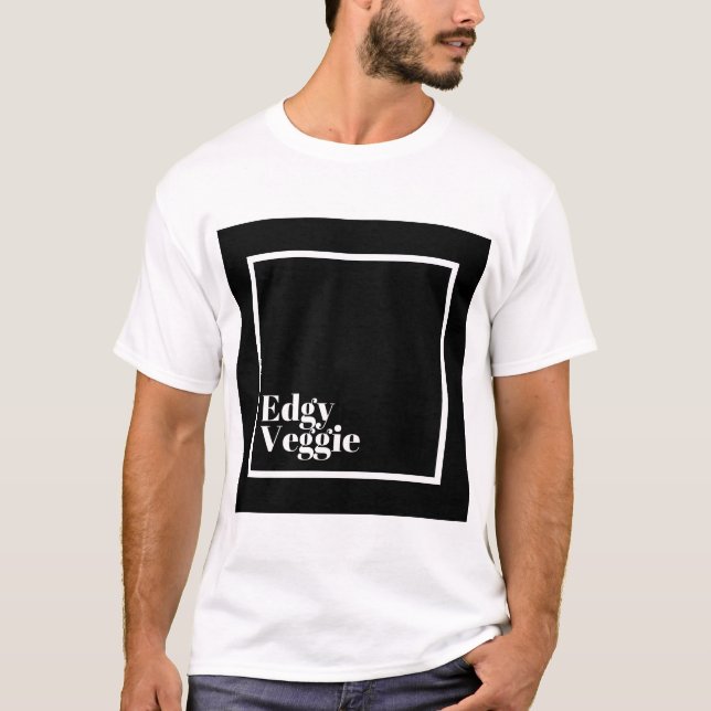 La camiseta de los hombres nerviosos del Veggie (Anverso)