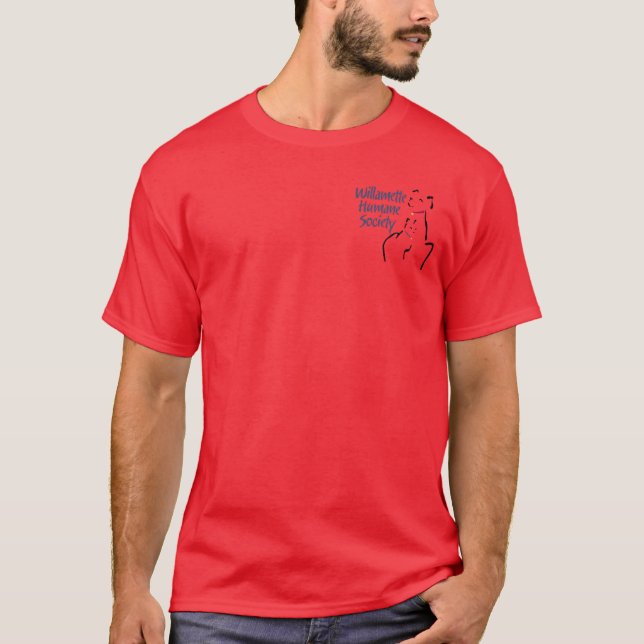 La camiseta de los hombres (pequeño emblema, (Anverso)