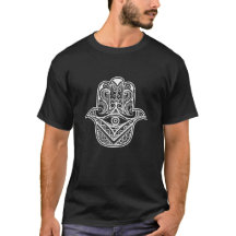 la camiseta de los hombres tribales del hamsa