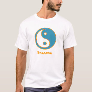 La camiseta de los hombres - Yin y Yang