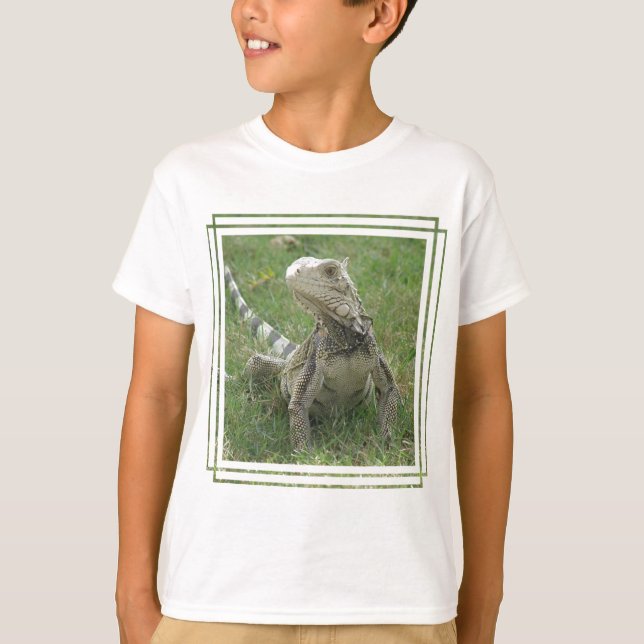 La camiseta de los niños de la iguana (Anverso)