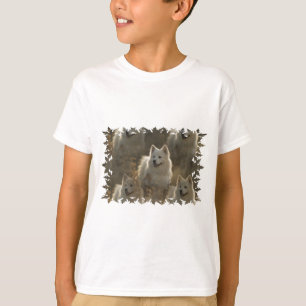 La camiseta de los niños de la raza del perro del