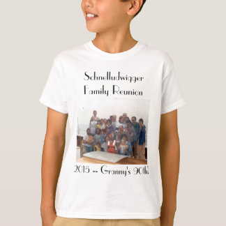 ¡La camiseta de los niños de la reunión de familia