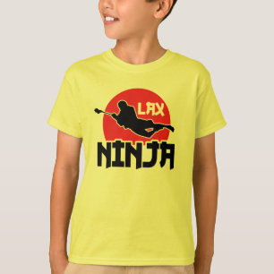 La camiseta de los niños de LaCrosse LAX Ninja