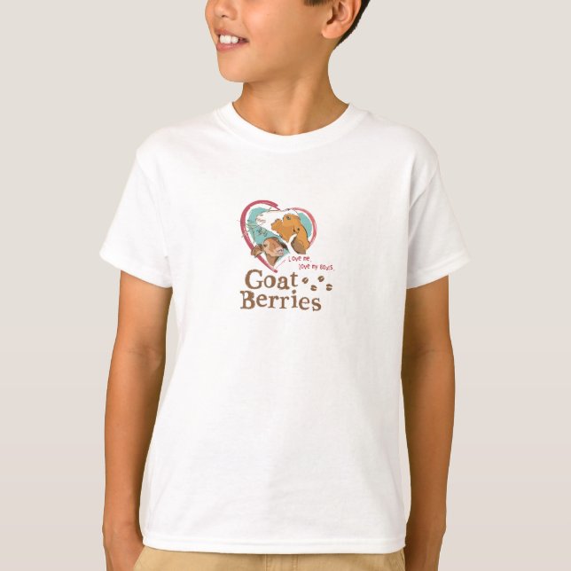 La camiseta de los niños de las bayas de la cabra (Anverso)